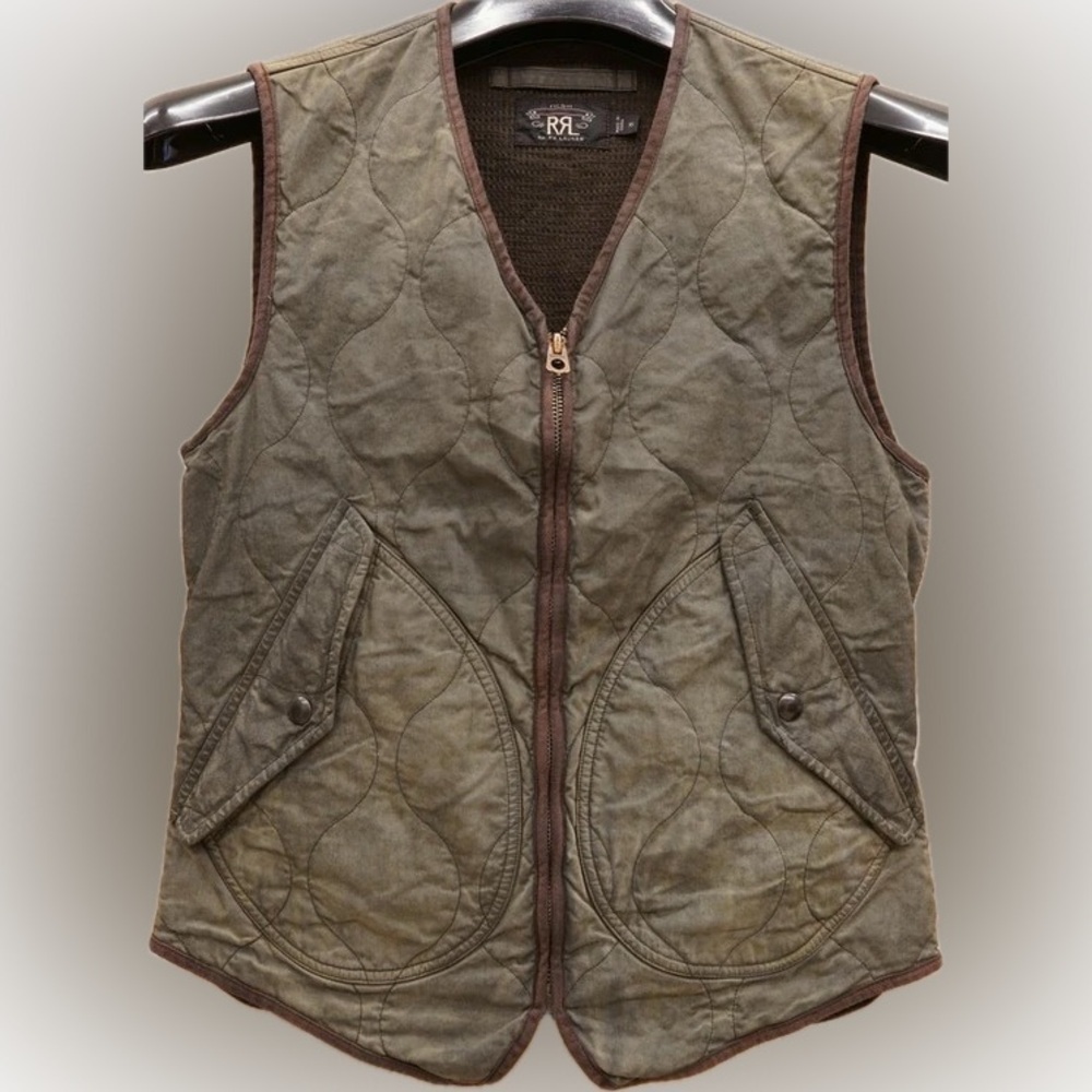 Ralph Lauren Double RL RRL WWII Surplus‑Inspired Quilted Gilet
